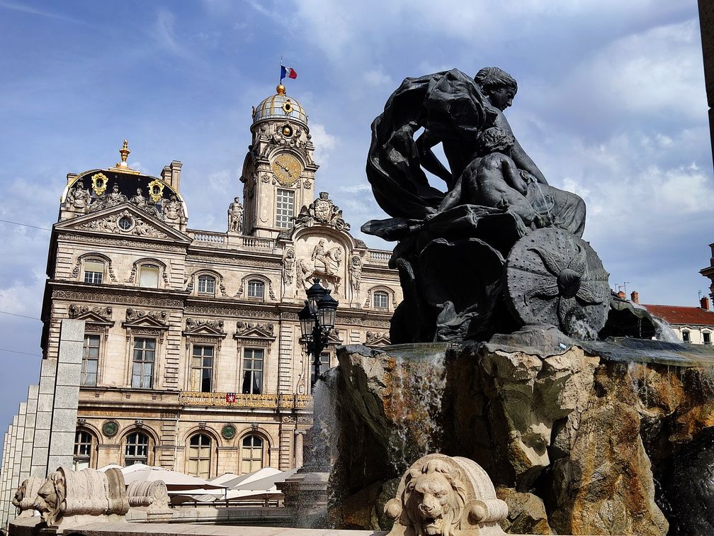 Place des Terreaux et fontaine Bartholdi